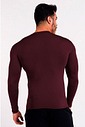 Camiseta Térmica Manga Longa Masculina Peluciada Bordo Camiseta Térmica Manga Longa Masculina Peluciada Bordo