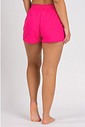 Short Praia Confort Feminino Liso Rosa Neon Short Praia Confort Feminino Liso Rosa Neon