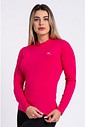 Camiseta Térmica Manga Longa Feminina Peluciada Pink