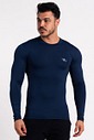 Camiseta Térmica Manga Longa Masculina Marinho
