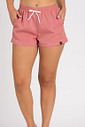 Short Praia Confort Feminino Liso Rose