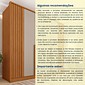 Guarda-Roupa Casal 6 Portas com 4 Gavetas Tcil Guarani – Cinamomo/Off White Guarda-Roupa Casal 6 Portas com 4 Gavetas Tcil Guarani – Cinamomo/Off White