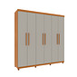 Guarda-Roupa Casal Lagos 6 Portas 4 Gavetas – Tcil Móveis (Cinamomo/Off White) Guarda-Roupa Casal Lagos 6 Portas 4 Gavetas – Tcil Móveis (Cinamomo/Off White)