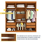 Guarda-Roupa Casal Lagos 6 Portas 4 Gavetas – Tcil Móveis (Cinamomo/Off White) Guarda-Roupa Casal Lagos 6 Portas 4 Gavetas – Tcil Móveis (Cinamomo/Off White)