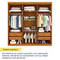 Guarda-Roupa Casal Lagos 6 Portas 4 Gavetas – Tcil Móveis (Cinamomo/Off White) Guarda-Roupa Casal Lagos 6 Portas 4 Gavetas – Tcil Móveis (Cinamomo/Off White)