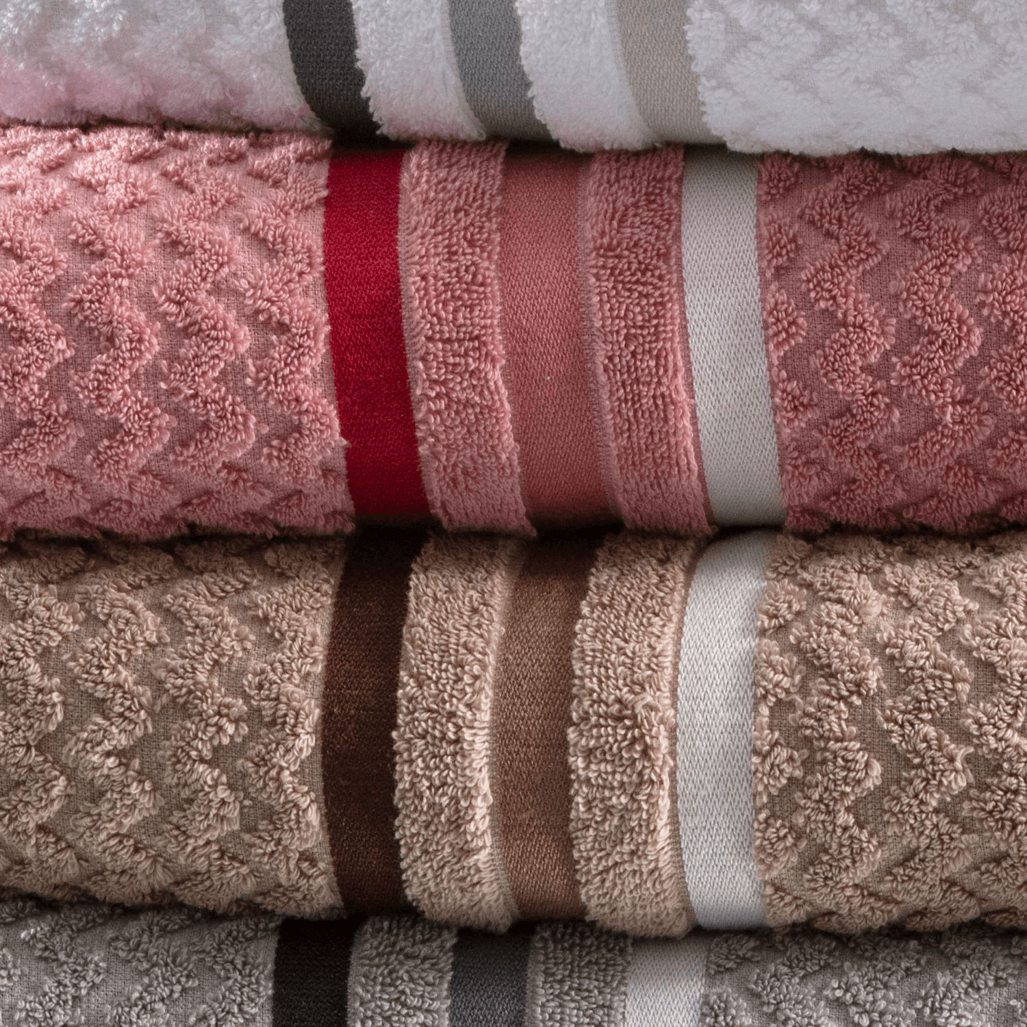 toalhas loren foto mostrando detalhes da felpa