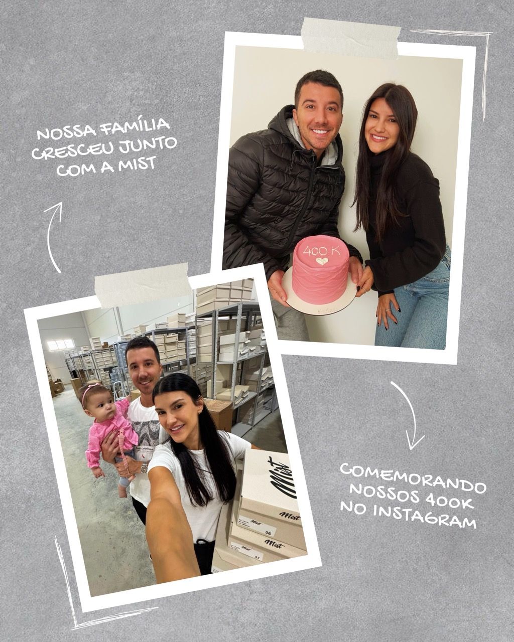 Nágela e Felipe, fundadores da Mist