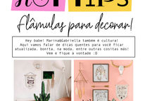 Flâmulas para decorar