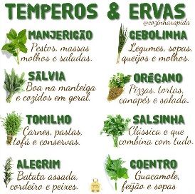Banner DICAS PARA TEMPEROS E ERVAS