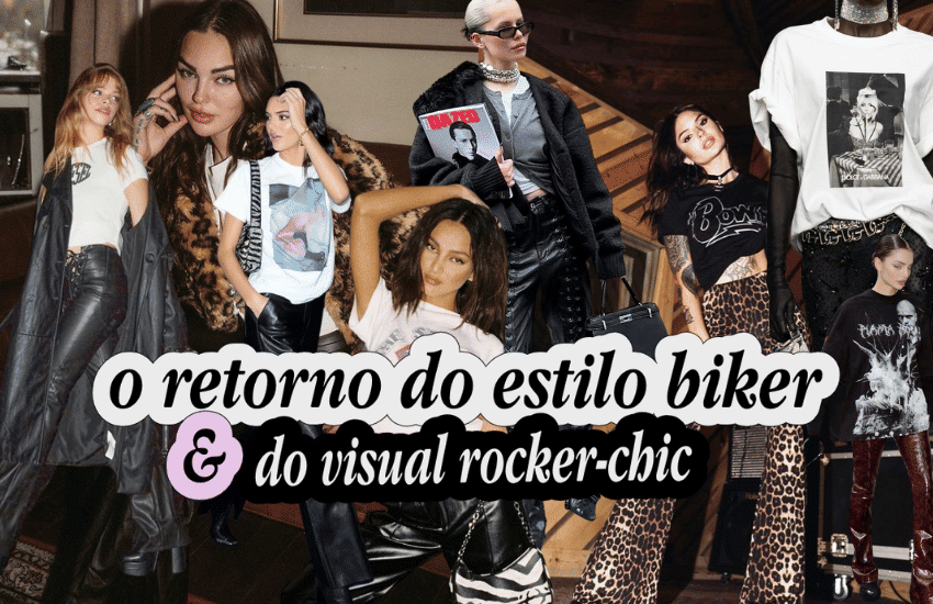 Banner đ€ Rebeldia em alta: o retorno do estilo biker e do visual rocker-chic